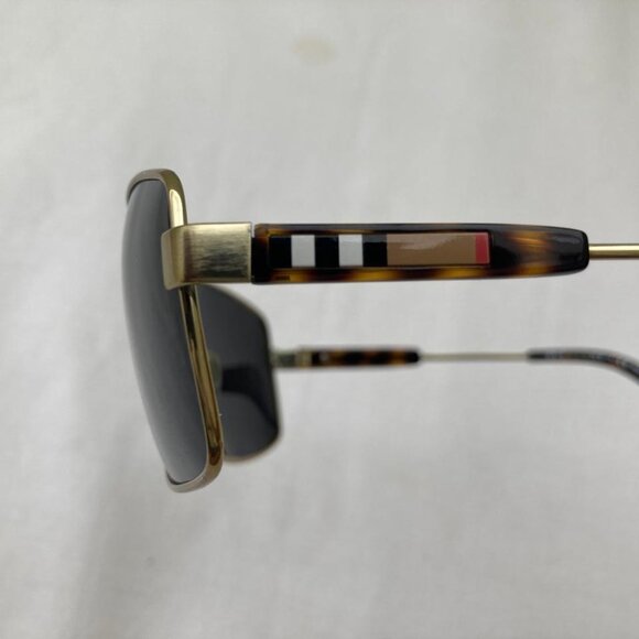Burberry Men Sunglasses B 3074 1167/83 Aviator Gold Frame - Picture 4 of 14
